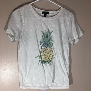 J. Crew pineapple t-shirt